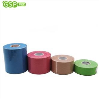 Velkoobchodní kineziologická páska na podporu pasu s vytištěným atletickým logem z bavlněné tkaniny